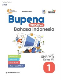 Bupena Merdeka Bahasa Indonesia untuk SMP/MTs Kelas VII