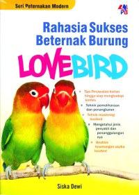 Rahasia Sukses Beternak Burung : Love Bird