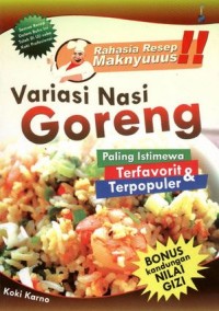 Variasi Nasi Goreng : Paling Istimewa Terfavorit & Terpopuler